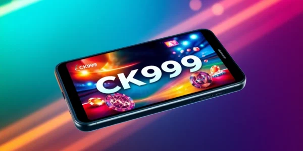 Screenshot showcasing the ck999 app interface with gaming options on a smartphone for easy access and engagement.