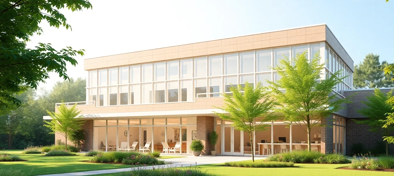 Rehabilitation center in Kyiv offering professional dependency treatment in a green, welcoming setting for recovery and renewed life.