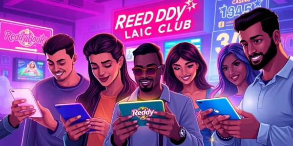 Reddy Book Club app interface showing sports betting, casino games, and user engagement for seamless online gambling experience.