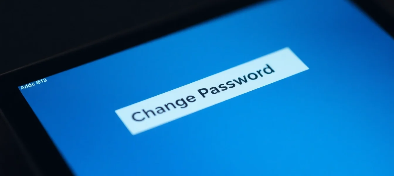 Secure Lotus365 Blue user account page with password change feature, emphasizing safety and user control