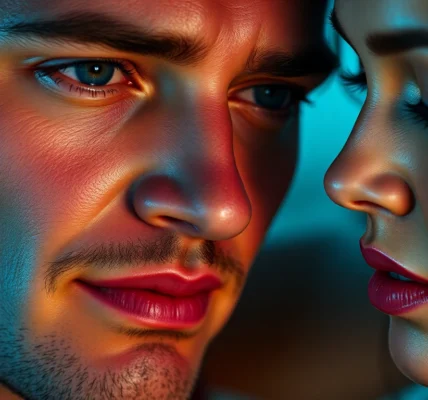 Descriptive NSFW AI-generated scene showcasing realistic adult visuals with expressive characters and detailed textures for accessibility.