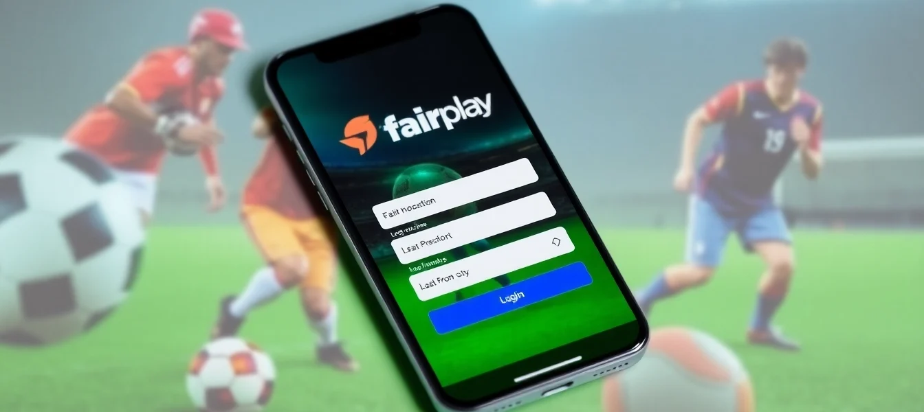 Easy fairplay login interface on a mobile device prompting safe access to sports betting and casino platform for Indian users.