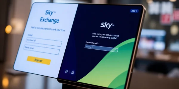 Secure Sky Exchange Id creation process on a user-friendly platform, illustrating quick registration steps and verified account setup for seamless betting access.
