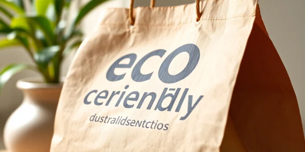High-quality torba papierowa with eco-friendly design and bold logo, showcasing craftsmanship