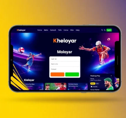 Secure Kheloyar login page with sleek design, guiding users to access sports betting and casino