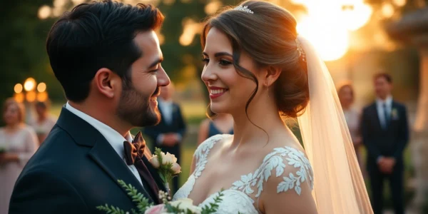 Skilled eskuvo fotos capturing candid couple moments during a wedding ceremony in natural light