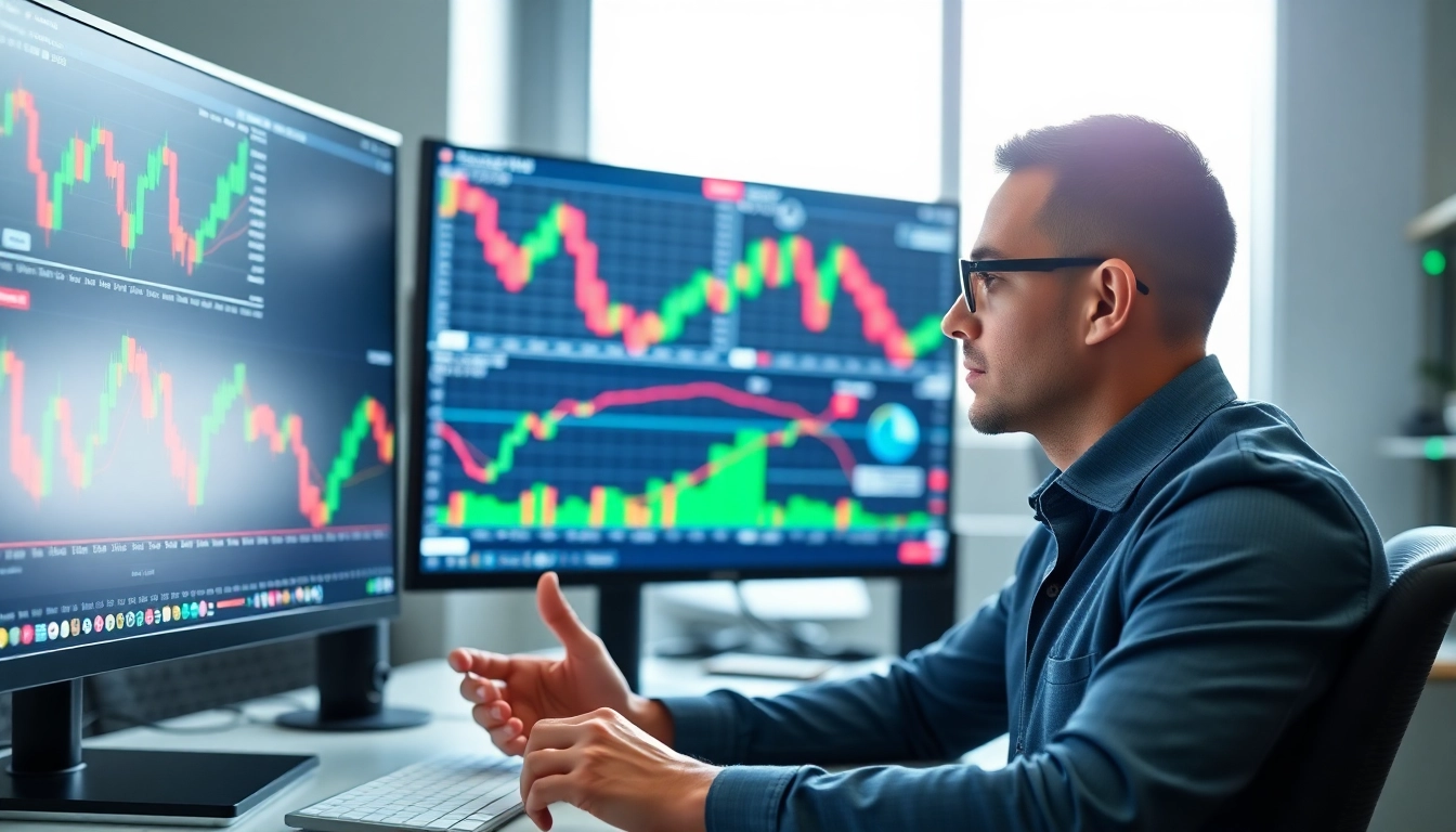Trading view interface showcasing dynamic charts and analysis tools for active traders